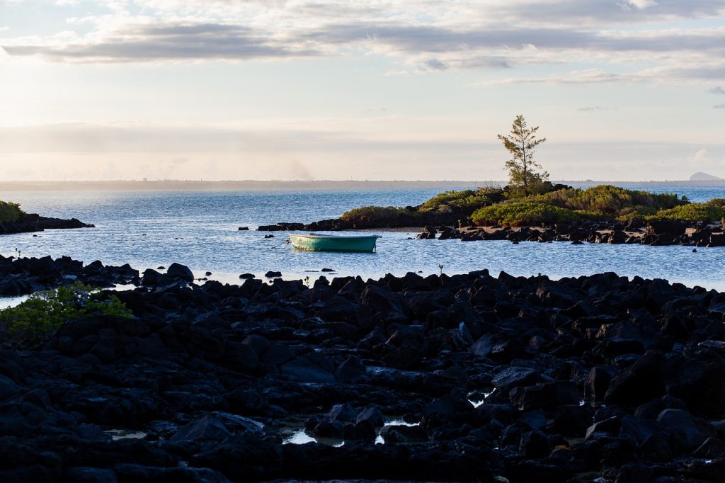 mauritius, coastline, sea view
