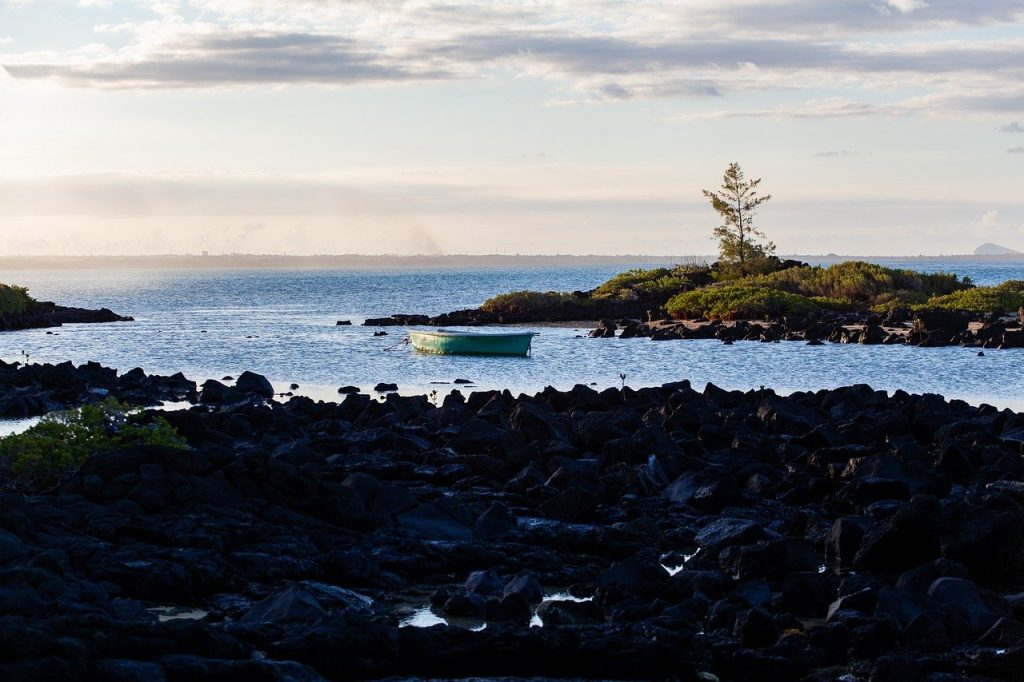 mauritius, coastline, sea view