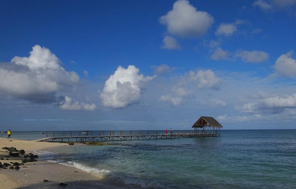 beach, sea, mauritius